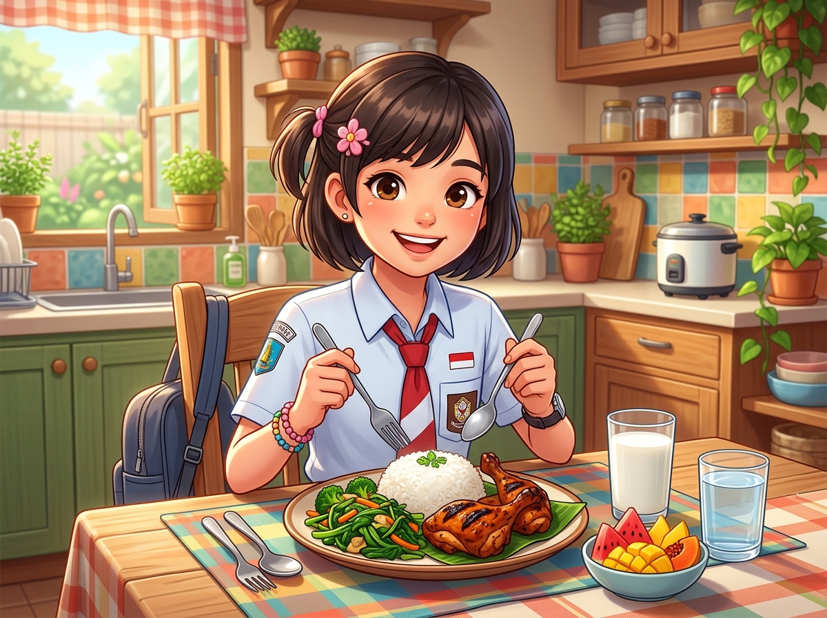 4. Makan Sehat dan Bergizi